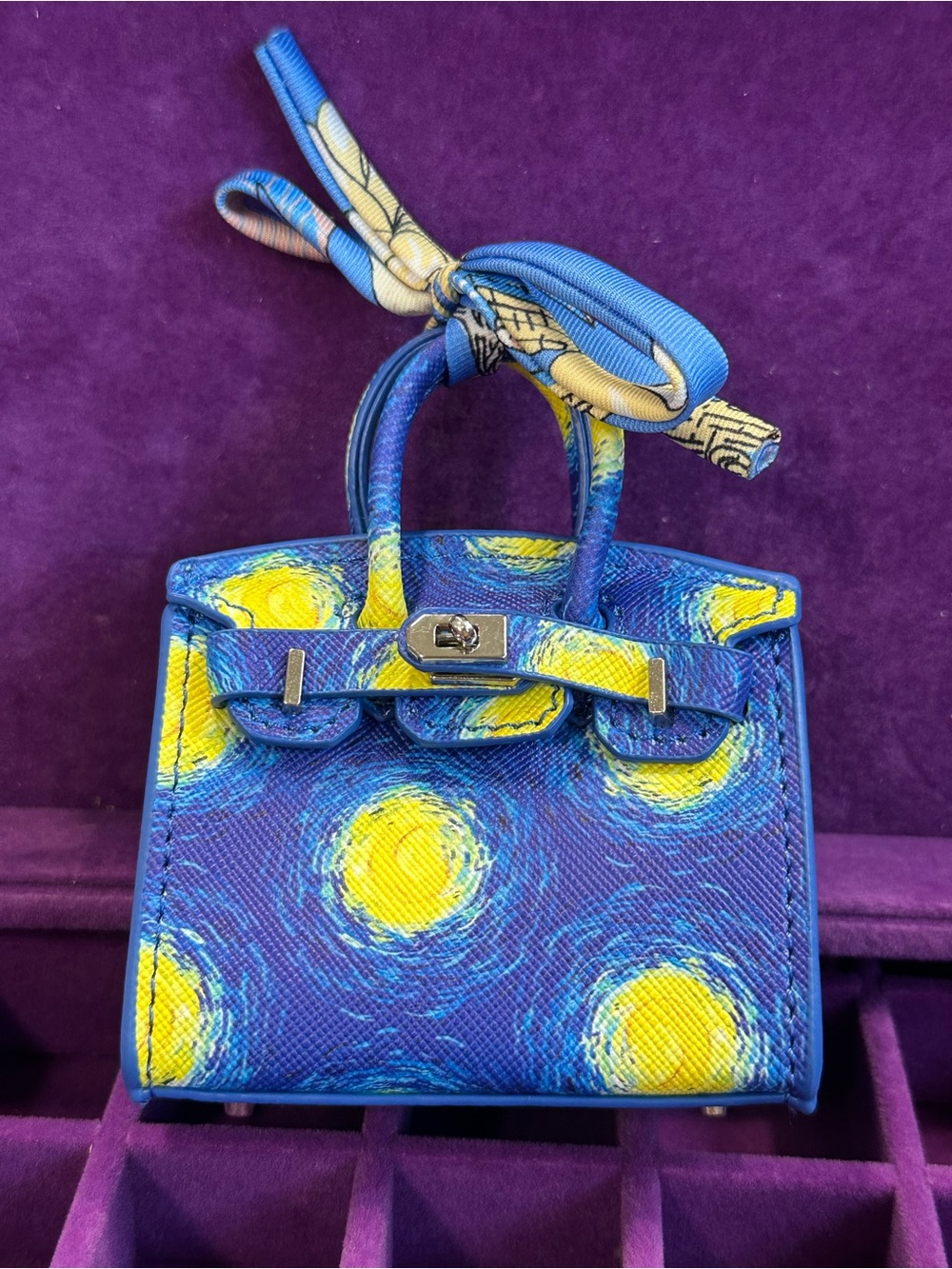 Starry Night mini bag charm - Picture 5 of 5